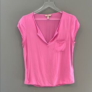 Banana republic, pink blouse, size, medium